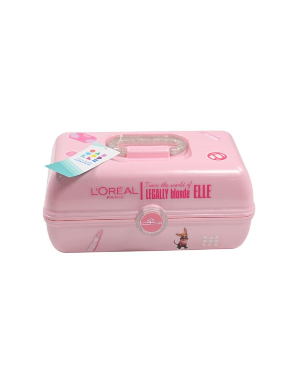 Caboodles L'oreal x Legally Blonde Elle World Organization Case in Pink